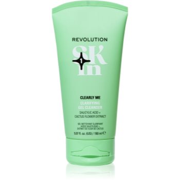 Revolution Skincare Clearly Clarify 2% Salicylic Acid Clarifying Cleansing Gel gel de curățare faciale - imagine 2